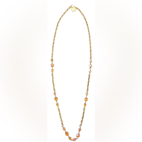 THE VATICAN LIBRARY COLLECTION 27" L multifaceted crystal bead necklace - Picture 2 of 9